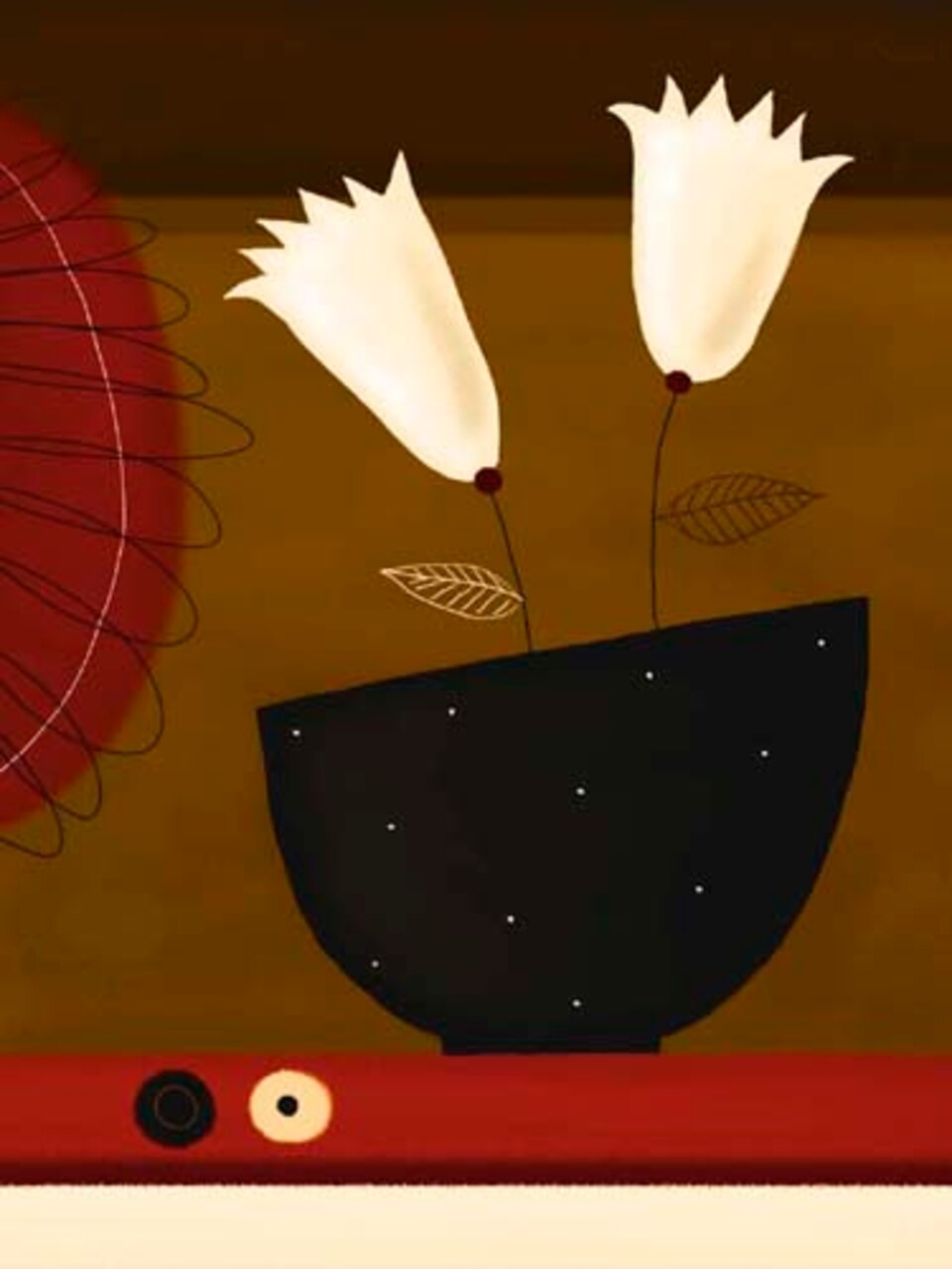 Hairbells by Jo Parry Wall Art Décor 19 3/4 x 15 3/4 Art Print